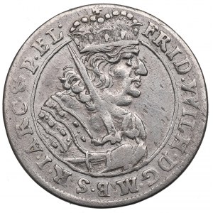 Kniežacie Prusko, Fridrich Viliam, Ort 1685 HS, Königsberg