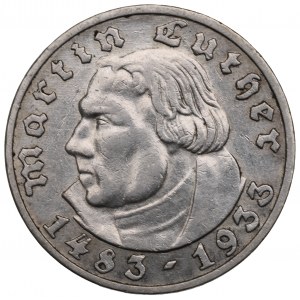 Germany, 5 mark 1933 A, Berlin - Luther