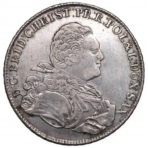 Saksonia, Fryderyk Krystian, Talar 1763, Drezno