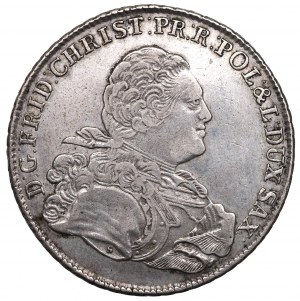 Sassonia, Federico Cristiano, Thaler 1763, Dresda