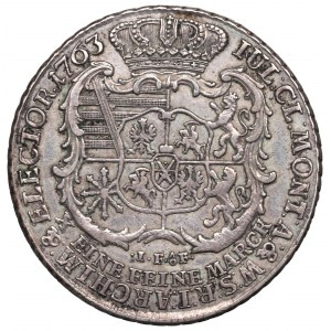 Saksonia, Fryderyk Krystian, Talar 1763, Drezno
