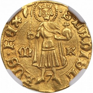 Ungarn, Sigismund von Luxemburg, Goldgulden - NGC AU58