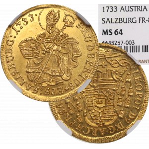 Österreich, Salzburg, Dukat 1733 - NGC MS64