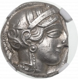 Řecko, Attika, Athény, Tetradrachma asi 440-404 př. n. l. - 