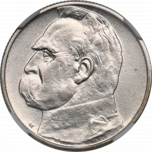 II RP, 2 zl. 1934 Piłsudski - NGC UNC Podrobnosti