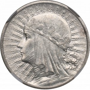II RP, 2 Zloty 1932, Kopf einer Frau - NGC MS63
