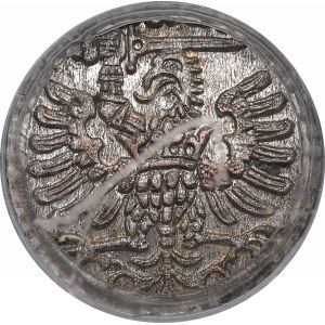 Stefan Batory, denár 1579, Gdaňsk - PCGS MS63 - vzácný