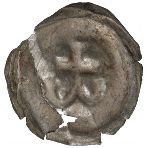 Východné Pomoransko, Mściwój II (1266-94), brakteát, dvojramenná kotva - vzácny