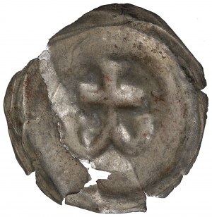 Východné Pomoransko, Mściwój II (1266-94), brakteát, dvojramenná kotva - vzácny