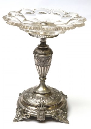 Stříbrný talíř s erbem Jastrzębce