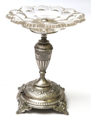 Silver platter with the Jastrzebiec coat of arms