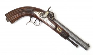 Belgium, pistol XIX century Rubans D'Acier