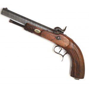 Belgium, pistol XIX century Rubans D'Acier