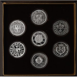 Third Republic, Set of replica coins in silver