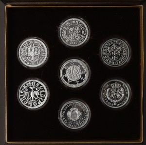 Třetí republika, sada stříbrných replik mincí