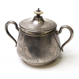 Russia, Sterling silver sugar bowl 84