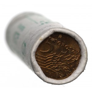 Terza Repubblica, rotolo bancario di 5 penny 1993