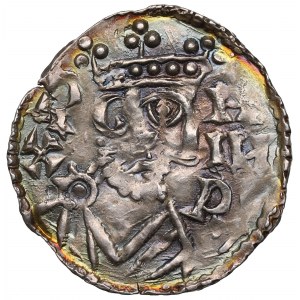 Německo, Jindřich II., denár Augsburg
