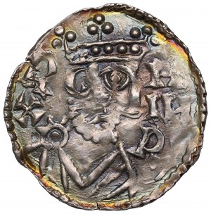 Německo, Jindřich II., denár Augsburg