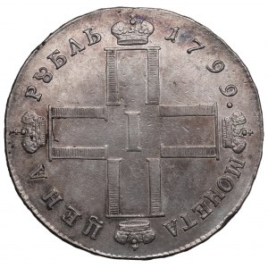 Russia, Paolo I, Rublo 1799
