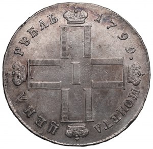 Russia, Paolo I, Rublo 1799