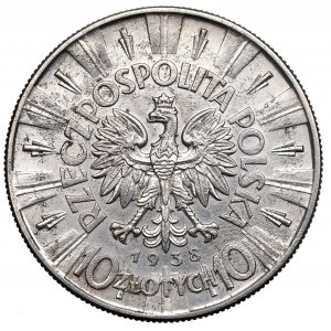 II Republic of Poland, 10 zloty 1938 Pilsudski