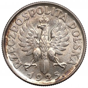 II RP, 1 zloty 1925 (con punto), Londra Donna e orecchie