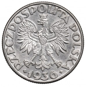 II RP, 2 zloty 1936 Voilier