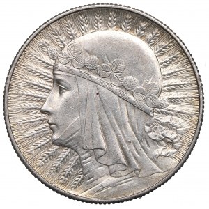 II RP, 5 zloty 1932 BZM Tête de femme