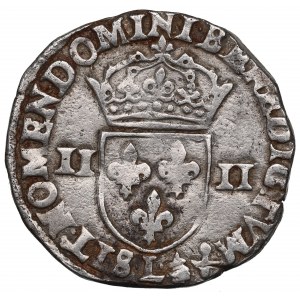 Heinrich III. von Valois, 1/4 ecu 1588, Bayonne