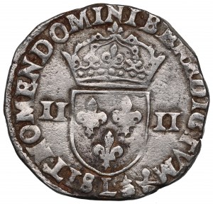 Henryk III Walezy, 1/4 ecu 1588, Bayonne