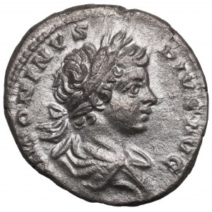 Impero Romano, Caracalla, Denario - ADVENTVS AVGG