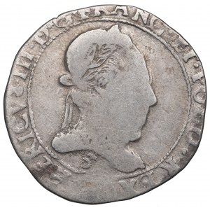 Heinrich III. von Valois, 1/2 Franc 1586