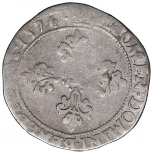 Enrico III di Valois, 1/2 franco 1586