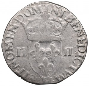 Jindřich III. z Valois, 1/4 ecu 1581, La Rochelle