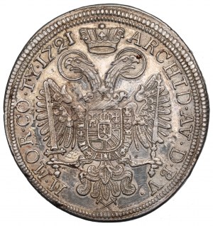 Bohême, Charles VI, 1/2 thaler 1721, Kutná Hora