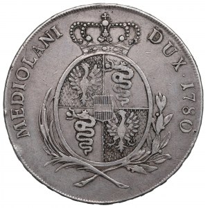Italia, Maria Teresa, 1 scudo 1780