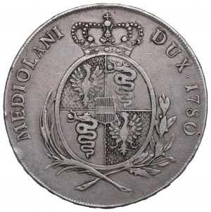 Itálie, Maria Theresa, 1 scudo 1780