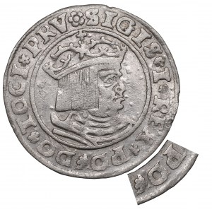 Sigismund I. der Alte, Pfennig für preußische Länder 1529, Toruń - PRV/PRVSS