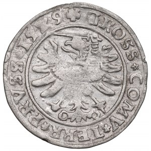Žigmund I. Starý, groš za pruské krajiny 1529, Toruň - PRV/PRVSS