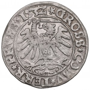 Sigismondo I il Vecchio, Penny per le terre prussiane 1532, Toruń - ILLUSTRATO