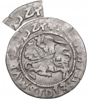 Sigismund I. der Alte, Halbpfennig 1524, Wilna - Rückseite 4