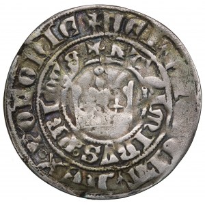 Kazimír III. velký, groš bez datace, Krakov - sběratelský padělek