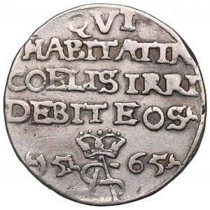 Žigmund II August, Posmešný Trojak 1565, Tykocin - LIT