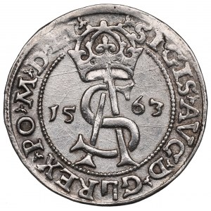 Sigismund II Augustus, 3 groschen 1563, Vilnius - LI/LI EX NGC MS61