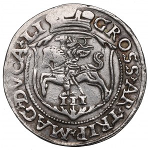 Sigismund II Augustus, 3 groschen 1563, Vilnius - LI/LI EX NGC MS61