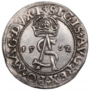 Sigismund II Augustus, 3 groschen 1562, Vilnius - L/LI