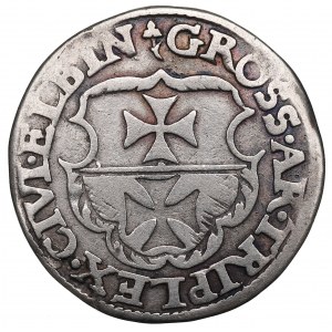 Sigismund I. der Alte, Trojak 1540 Elbląg