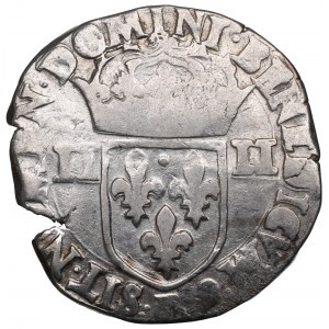 Heinrich III. von Valois, 1/4 ecu Nantes