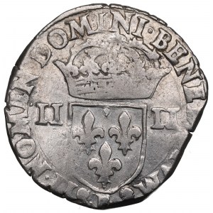 Henryk III Walezy, 1/4 ecu 1584, Angers